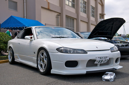 NISSAN S15 SILVIA 200SX AEROWORX STYLE 3 PIECE FRP FRONT LIP BODY KIT