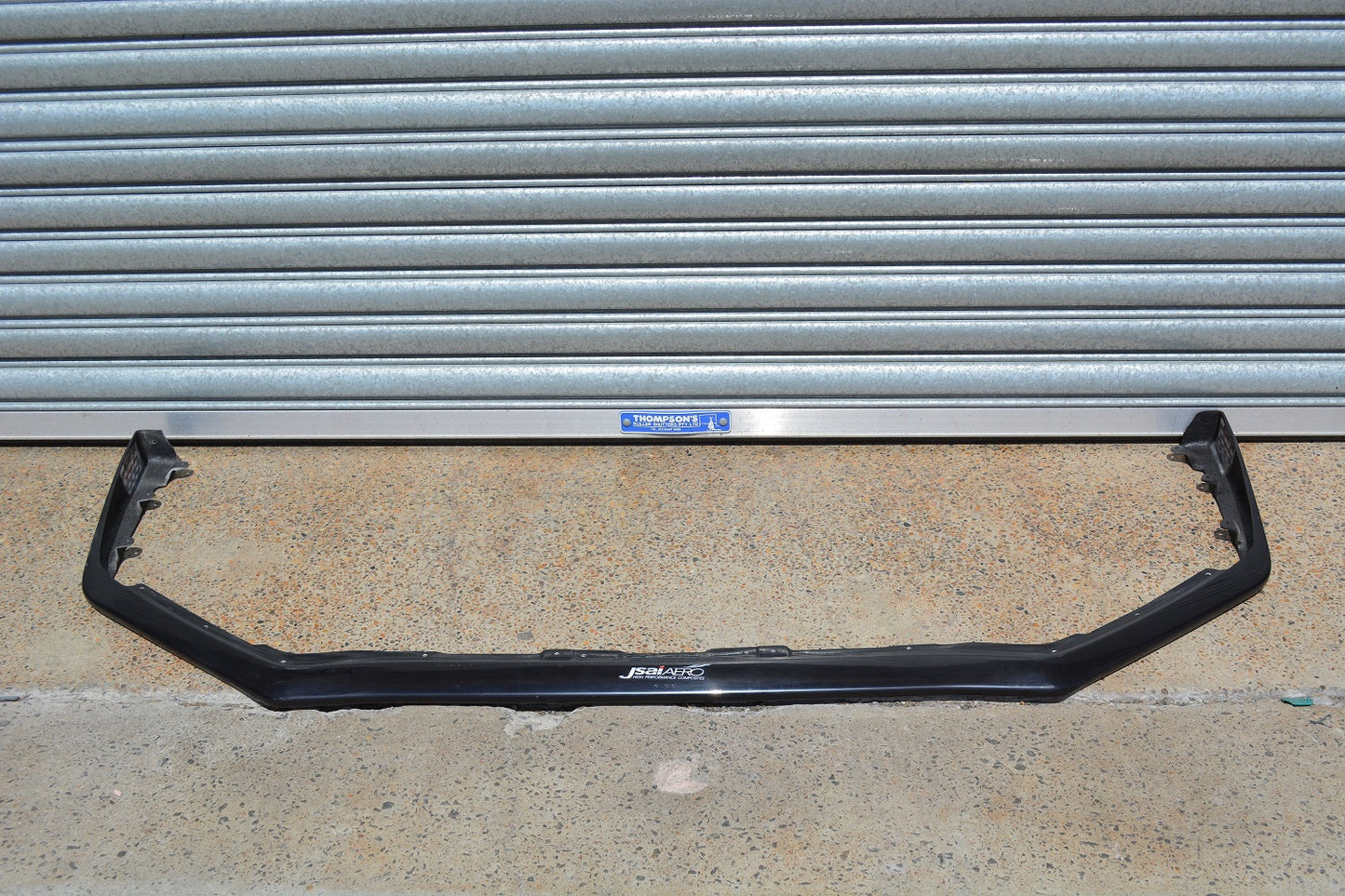 JSAI Aero aftermarket front lip front bumper lip single piece black automotive body kit component