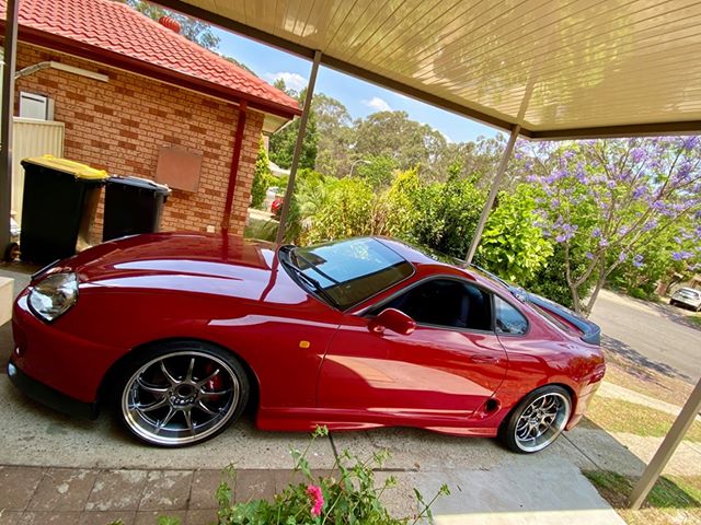 Toyota Supra JZA80 rear diffuser mounts, aftermarket brackets designed to secure diffuser and enhance rear aerodynamic performance