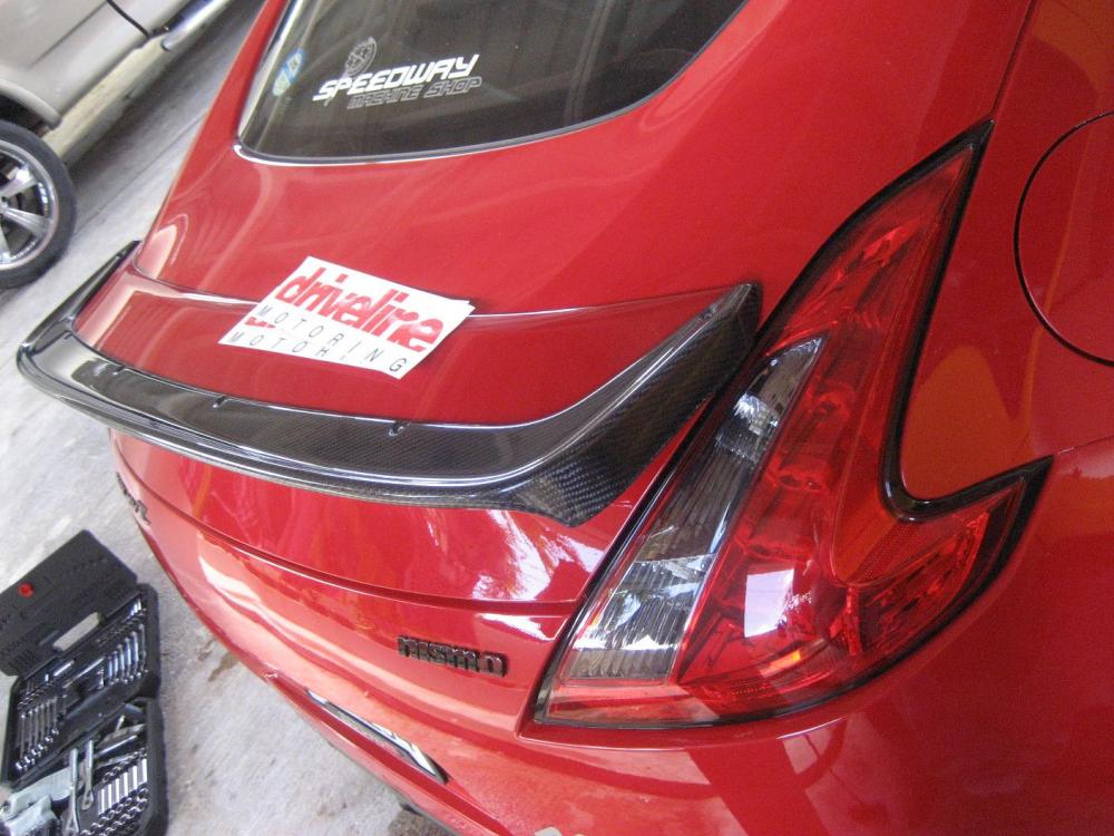 Nissan 370Z Mines style boot spoiler Nissan body kit