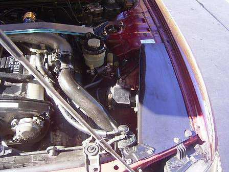 JSAI Aero FRP airbox designed for Nissan Skyline R33 GTS-T, improving engine airflow and performance for RB engine upgrades.