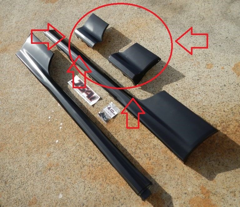 NISSAN S15 200SX SILVIA AERO JDM 2 PIECE SECTION BODY KIT