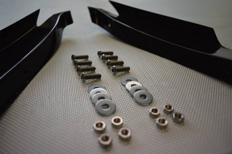 NISSAN S15 200SX SILVIA CANARDS (AERO FRONT BAR) HARDWARE