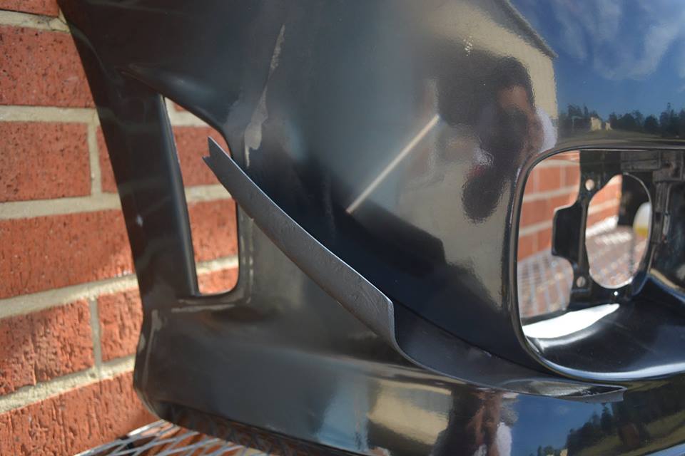 NISSAN S15 200SX SILVIA CANARDS (AERO FRONT BAR) INSTALLED