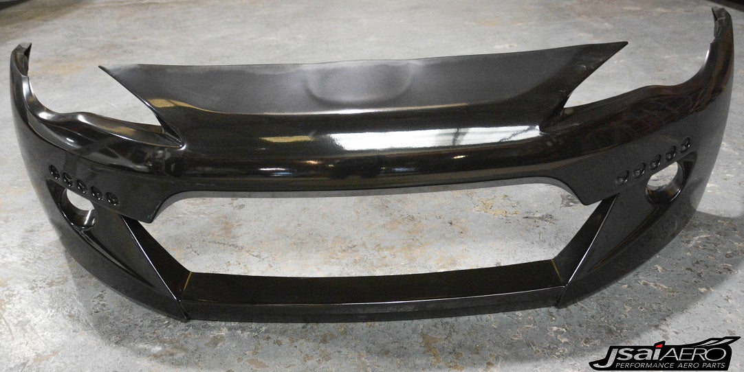 Toyota GT86 Subaru BRZ Rocket Bunny V2 style front bumper by JSAI Aero installed