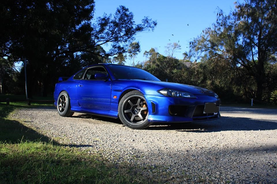 NISSAN S15 200SX VENTED AND FLARED FRONT FENDERS BODY KIT ANGLE