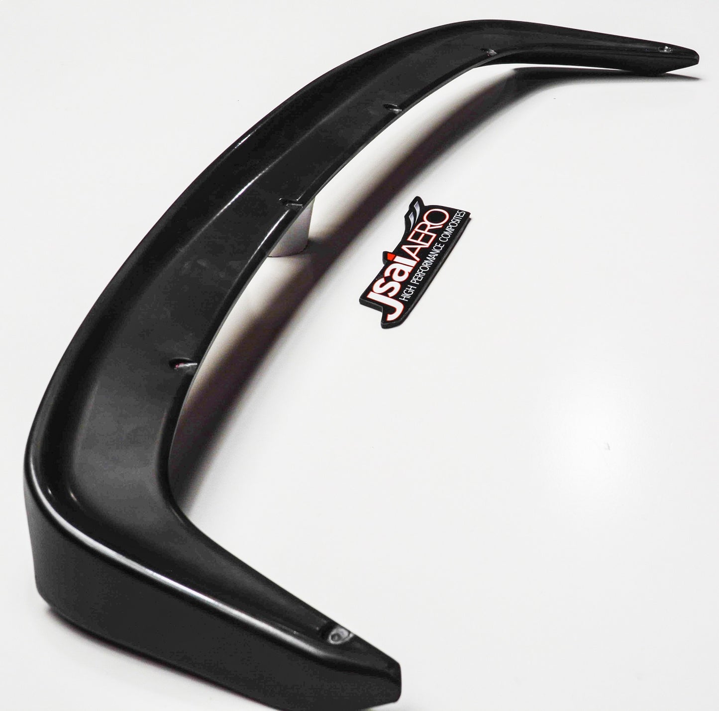 JSAI AERO Mines style rear boot spoiler for Nissan 370Z side angle, premium aftermarket aero component improving rear airflow, trunk styling, and aggressive street build appearance.