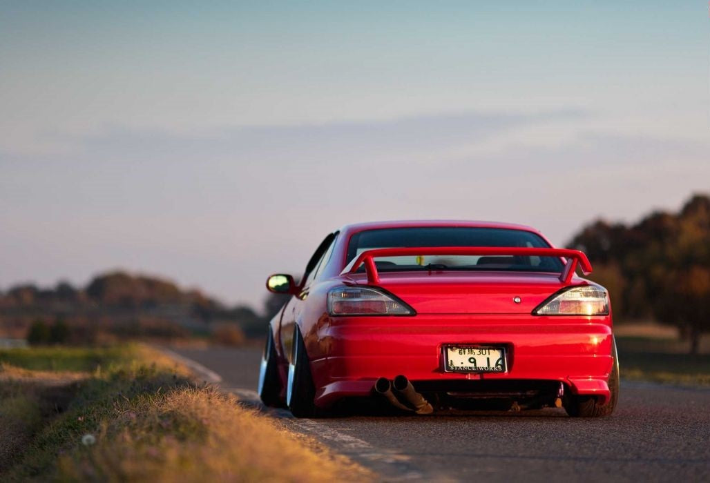 JSAI AERO GT wing centre leg delete version for Nissan S15 200SX Silvia, aftermarket aero upgrade designed for aggressive rear styling and aerodynamic performance.
