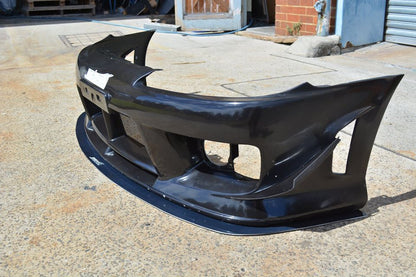 JSAI AERO JDM aero style front bar splitter for Nissan S15 200SX Silvia, aftermarket body kit upgrade designed to enhance front-end styling and aerodynamic performance.