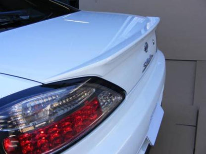 Nissan S15 200SX Silvia fitted with JSAI AERO JDM boot spoiler body kit, improving rear aerodynamics and aggressive performance styling.