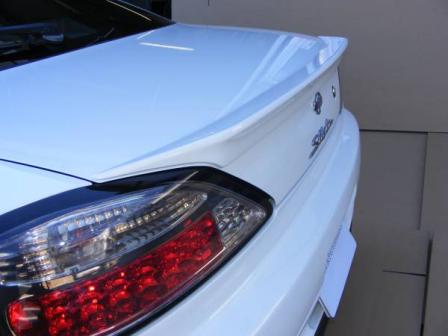 Nissan S15 200SX Silvia fitted with JSAI AERO JDM boot spoiler body kit, improving rear aerodynamics and aggressive performance styling.