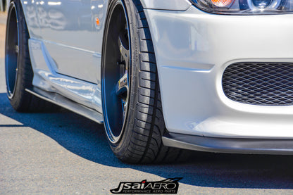 Nissan S15 200SX Silvia fitted with JSAI AERO lip kit body kit, improving aerodynamics, aggressive stance and performance styling.
