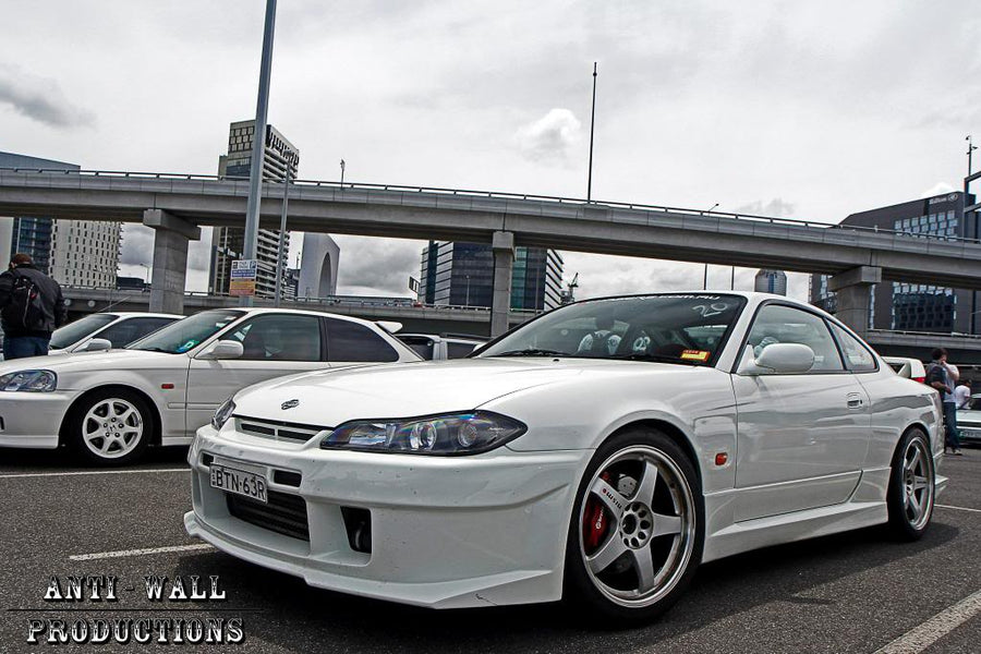 JSAI AERO Nissan S15 Silvia 200SX S-Tune style front bar body kit upgrade, designed to enhance aggressive front-end styling and aerodynamic performance.