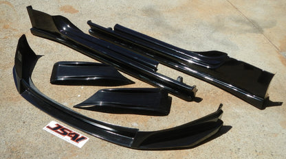 JSAI AERO SLR style full body kit for Nissan, premium performance aero package including front bumper, side skirts, and rear enhancements for street and track builds.