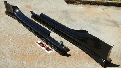 JSAI AERO SLR style side skirts for Nissan body kit, aggressive aftermarket aero upgrade improving airflow, stance, and performance styling for street and track builds.
