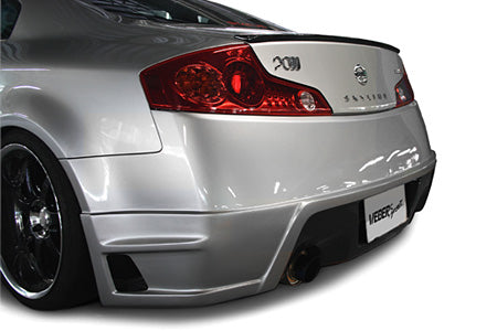 JSAI AERO Nissan V35 Skyline Weber Sports style rear bar body kit upgrade, designed to enhance rear styling and aerodynamic performance.