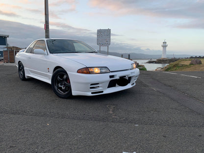 Customer with modified performance car fitted with JSAI AERO body kit and aero parts, showcasing aggressive styling and performance upgrades.