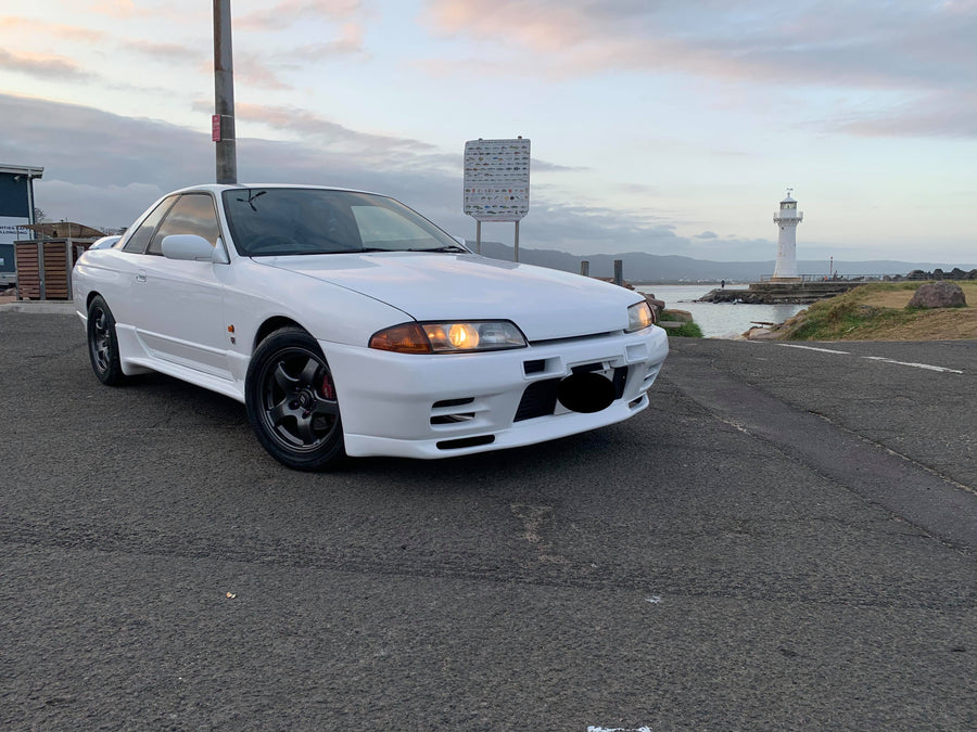 Customer with modified performance car fitted with JSAI AERO body kit and aero parts, showcasing aggressive styling and performance upgrades.