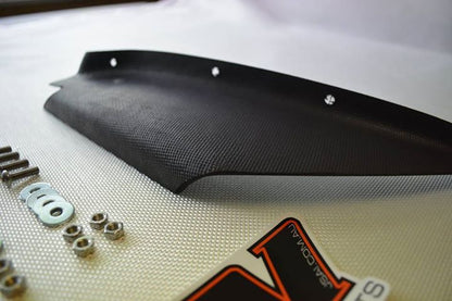 Underside view of Nissan S15 Silvia aero front bar canards