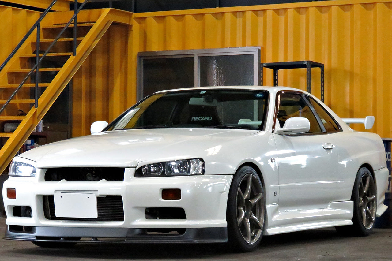 Nissan Silvia S15 with JSAI AERO front bumper, side skirts, and rear aero enhancements.