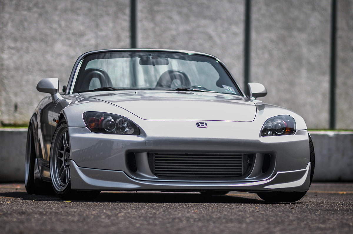 Honda S2000 AP2 with Enkei RPF1 wheels, modified performance car with aftermarket rims and clean street styling