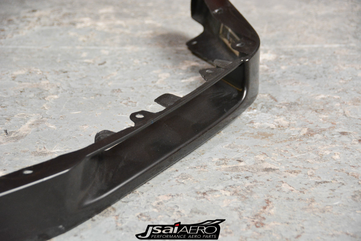 Close-up of JSAI Aero front bumper lip splitter detail