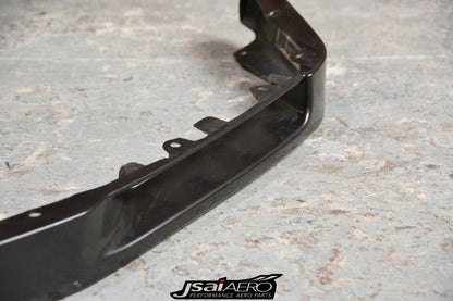 Close-up of JSAI Aero front bumper lip splitter detail
