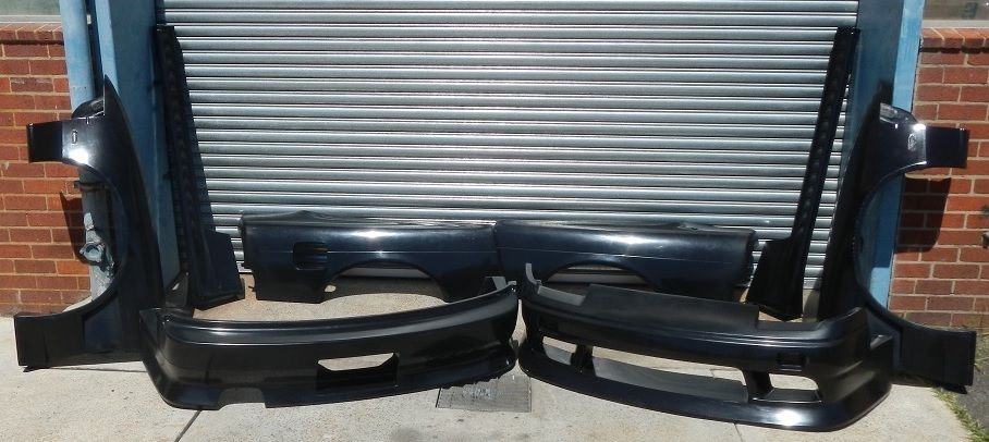 JSAI Aero Nissan S13 Silvia complete body kit including front bumper rear bumper side skirts and fenders