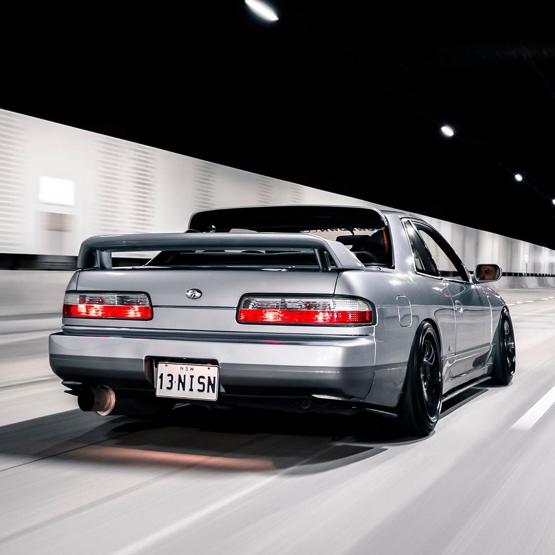 Nissan S13 Silvia FRP rear pods extensions body kit by JSAI Aero