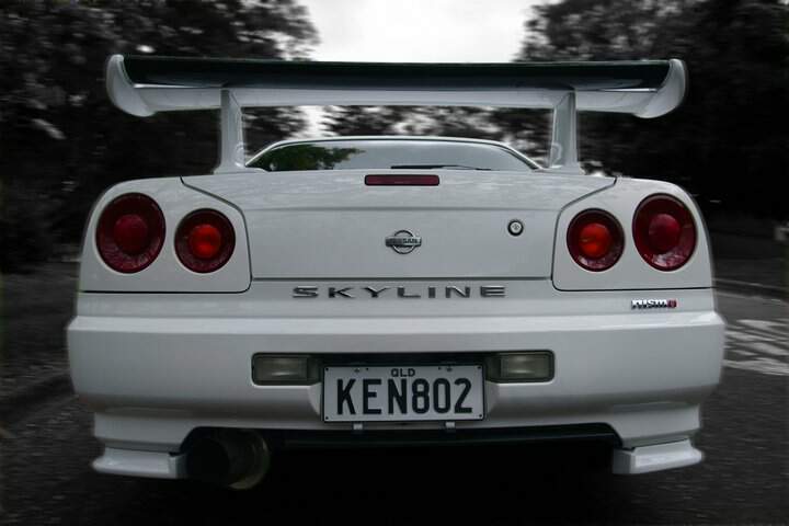 JSAI Aero Nissan Skyline R34 GTT Z-Tune style rear pods performance aero body kit