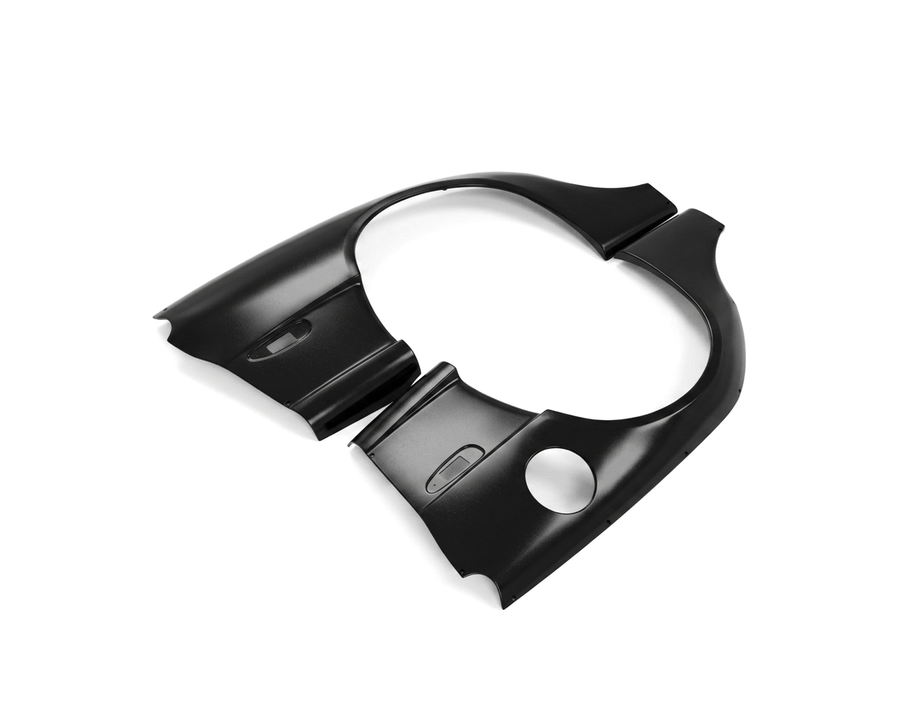 JSAI Aero black interior console panel for JDM performance car builds, featuring lightweight styling and precision fitment for custom vehicle interiors.