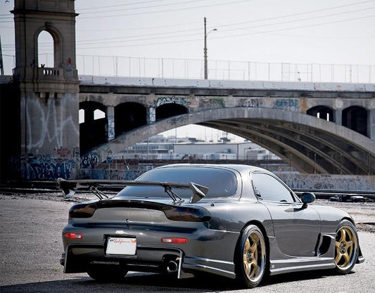Mazda RX-7 FD3S D1 GT style rear bar by JSAI Aero aftermarket rear bumper bar body kit upgrade