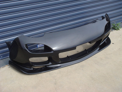 Mazda RX-7 FD3S Series 8 JDM front bar by JSAI Aero aftermarket front bumper bar angle view