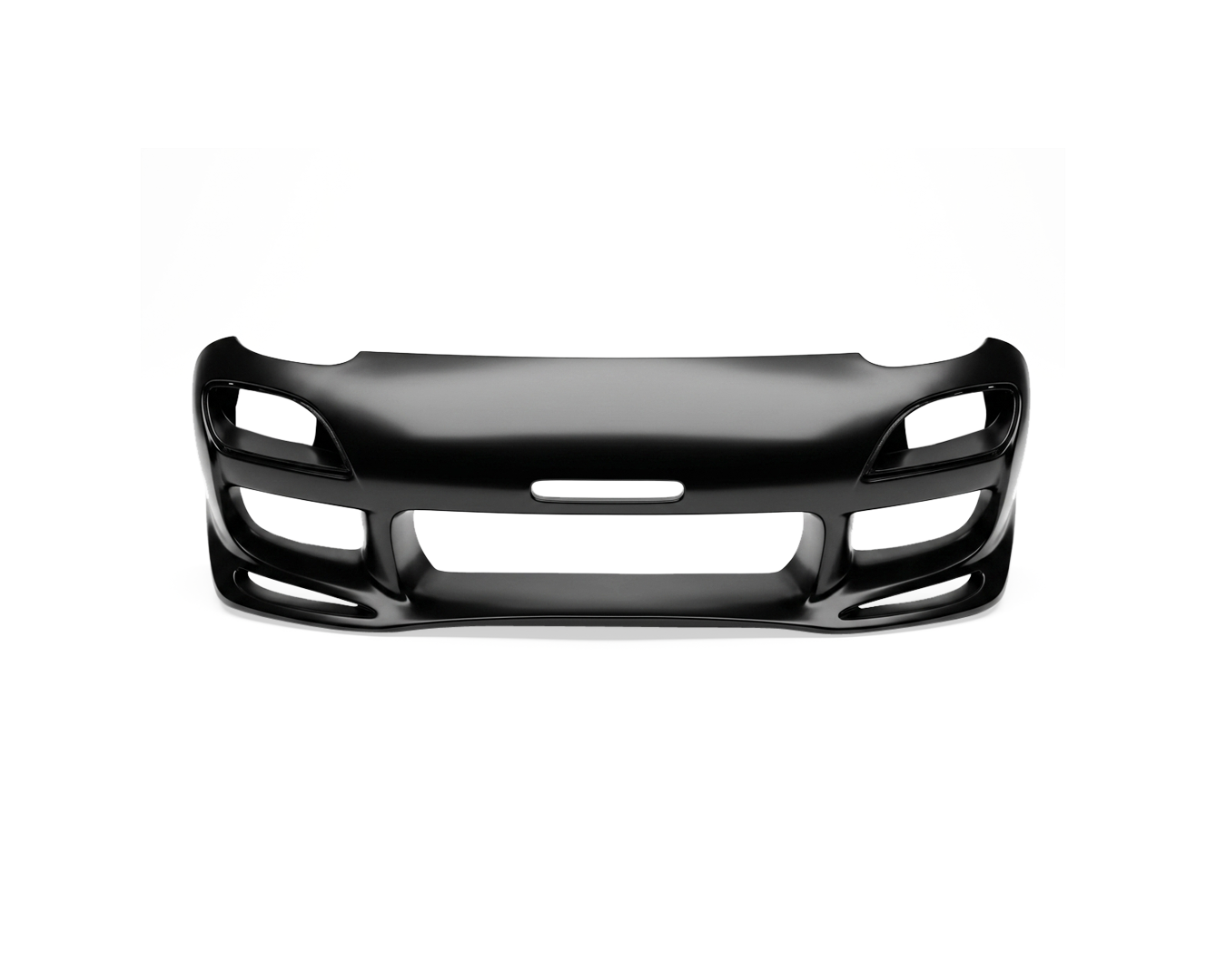 Mazda FD3S RX-7 front bar by JSAI Aero, premium JDM front bumper with large air intake openings for aggressive street, drift and track builds.