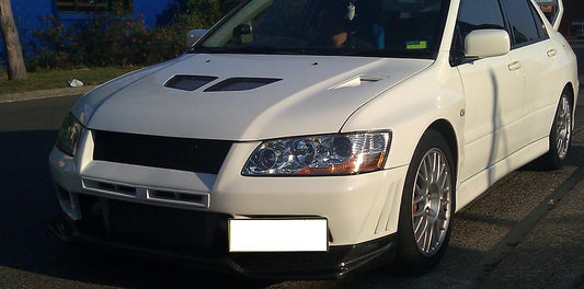 Mitsubishi Evo 7 CT9A Do Luck front lip spoiler for improved aerodynamics and aggressive front bumper styling