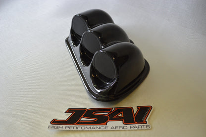 Mitsubishi Evo CT9A Ralliart gauge pod for aftermarket gauge installation and performance interior upgrade