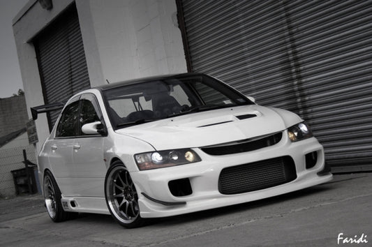 Mitsubishi Lancer Evolution 7 8 9 CT9A Ings style front bumper aftermarket body kit