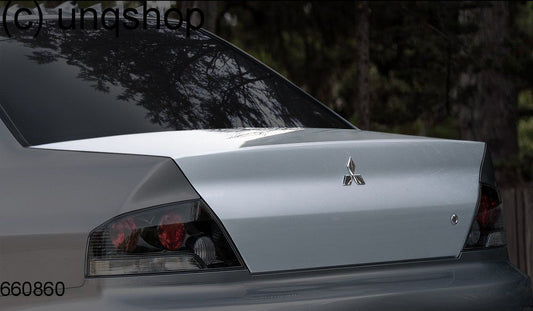 Mitsubishi Lancer Evo 8 boot lid for lightweight rear panel replacement and performance upgrade