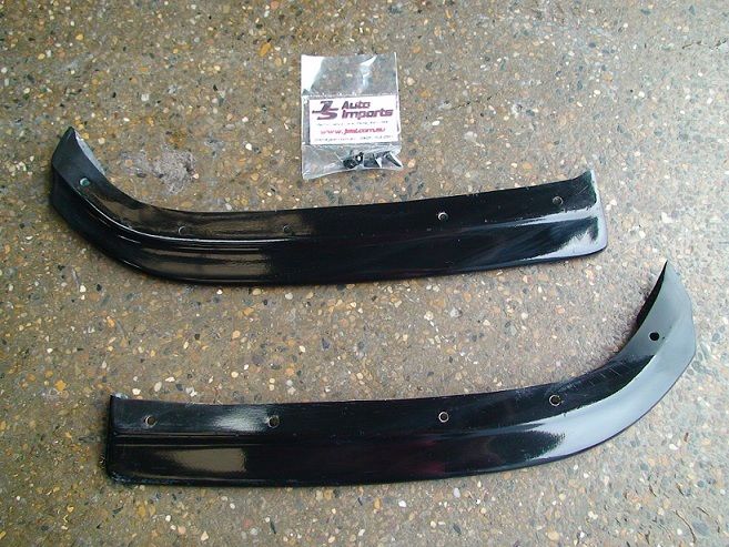 Mitsubishi Lancer Evolution 8 rear bumper extensions aftermarket body kit rear add-ons