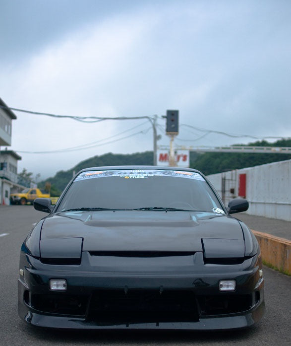 Nissan 180SX Origin Streamline body kit with aggressive aero styling for performance upgrade