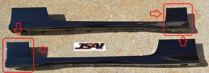Nissan 180SX Type X side skirt front section for performance body kit and aero upgrade