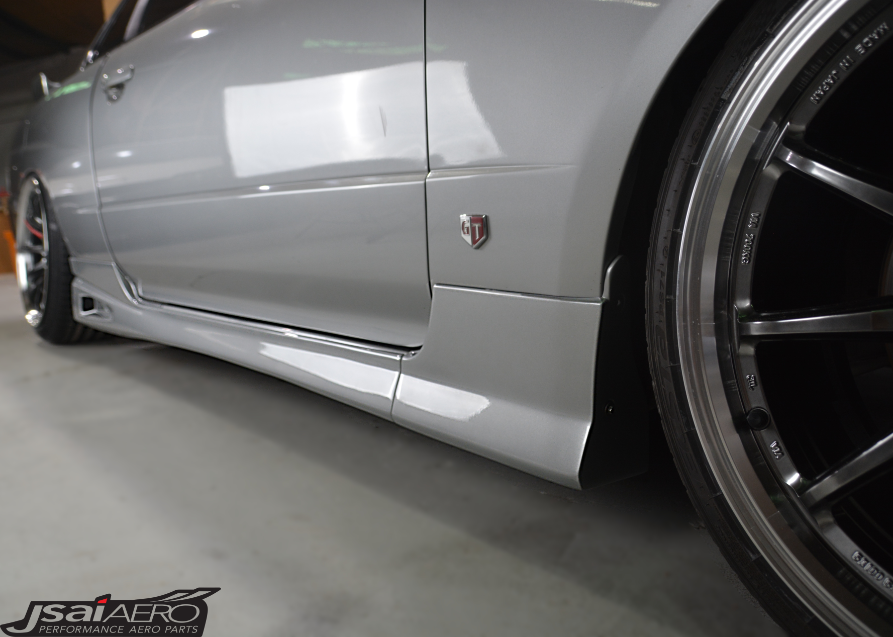 Nissan R34 Altia style side skirts aftermarket body kit