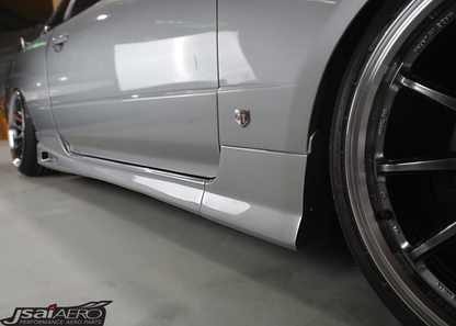 Nissan R34 Altia style side skirts aftermarket body kit