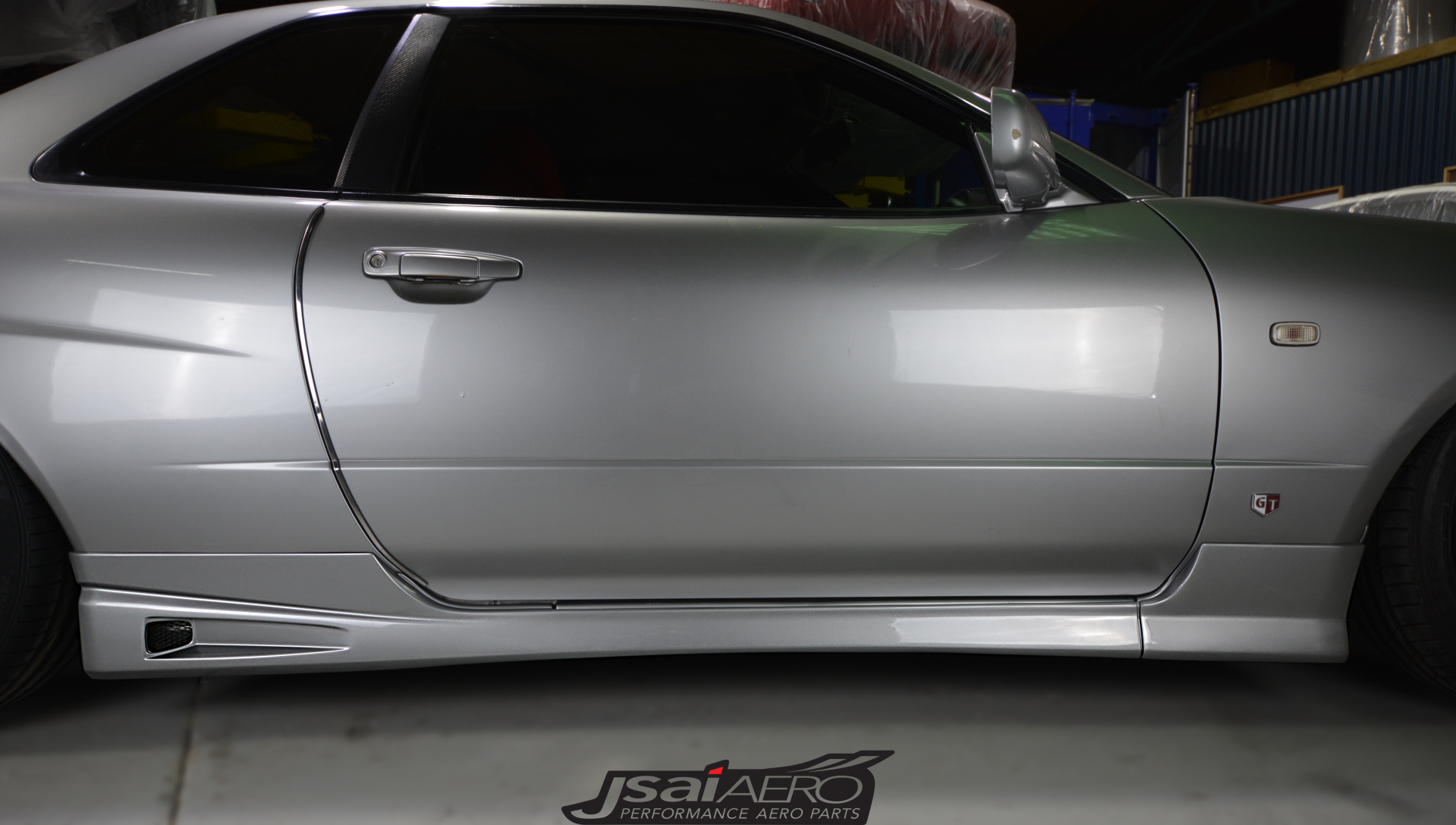 Nissan R34 Altia style side skirts aftermarket body kit