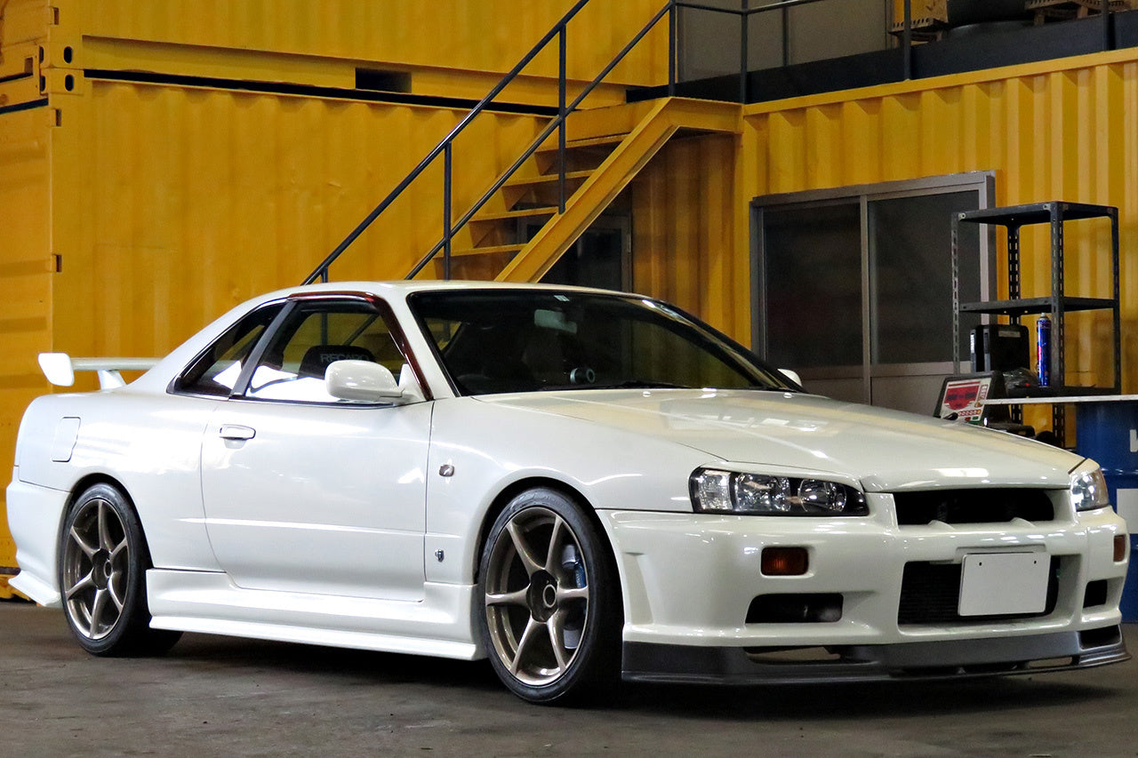 Nissan R34 GTT Type R style side skirts by JSAI Aero FRP aero kit