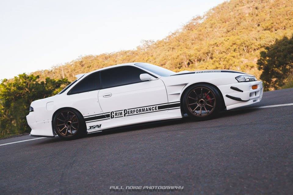 Nissan S14 Silvia 200SX 55mm rear overfenders wide body kit