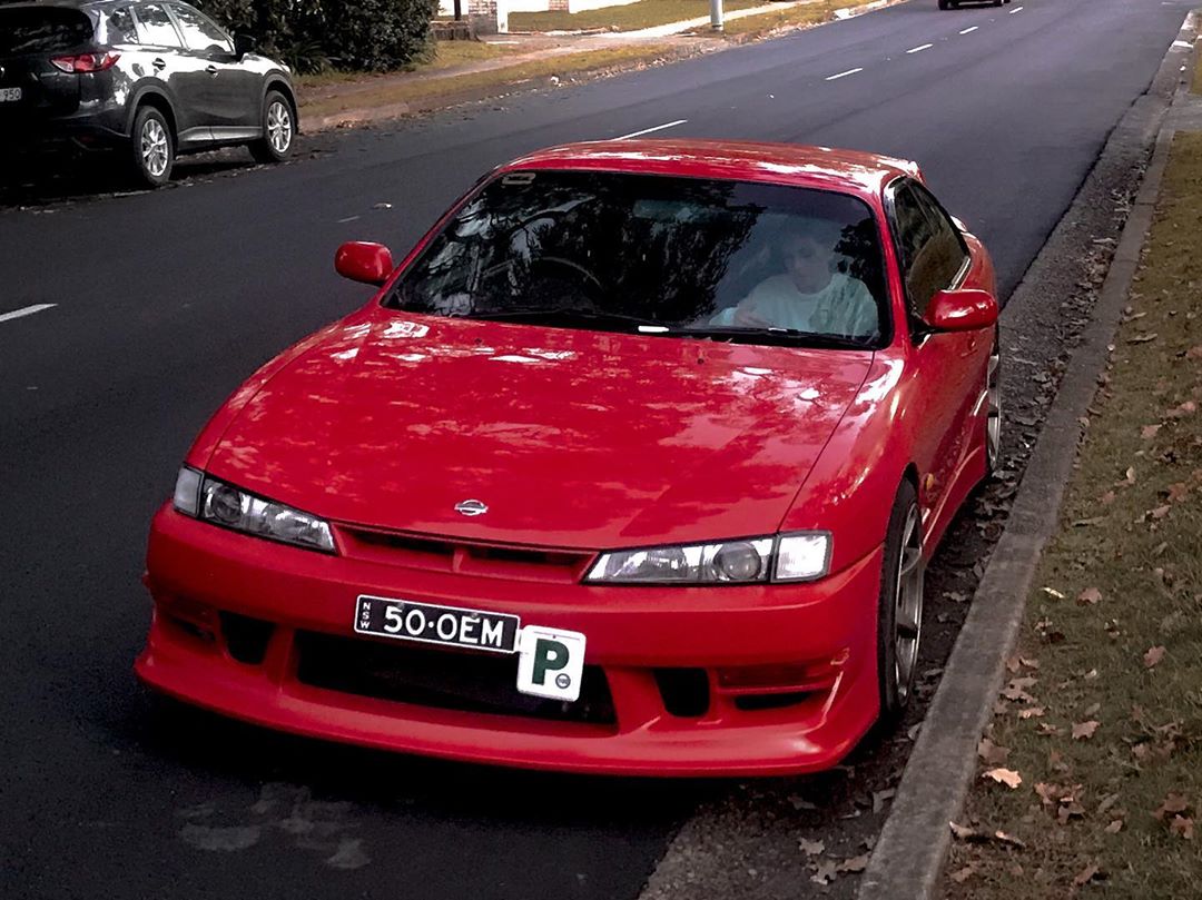 Nissan S14 Silvia 200SX Series 2 Vertex Lang style front bar aftermarket body kit