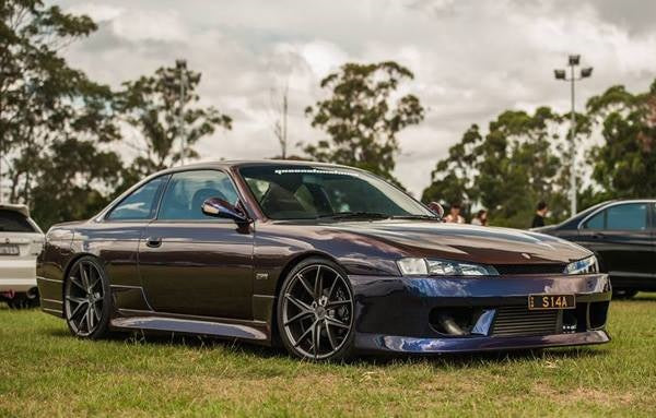 Nissan S14 Series 2 Silvia 200SX Vertex style full body kit aftermarket aero