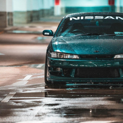 Nissan S14 Silvia 200SX Series 2 Vertex Lang style front bar aftermarket body kit
