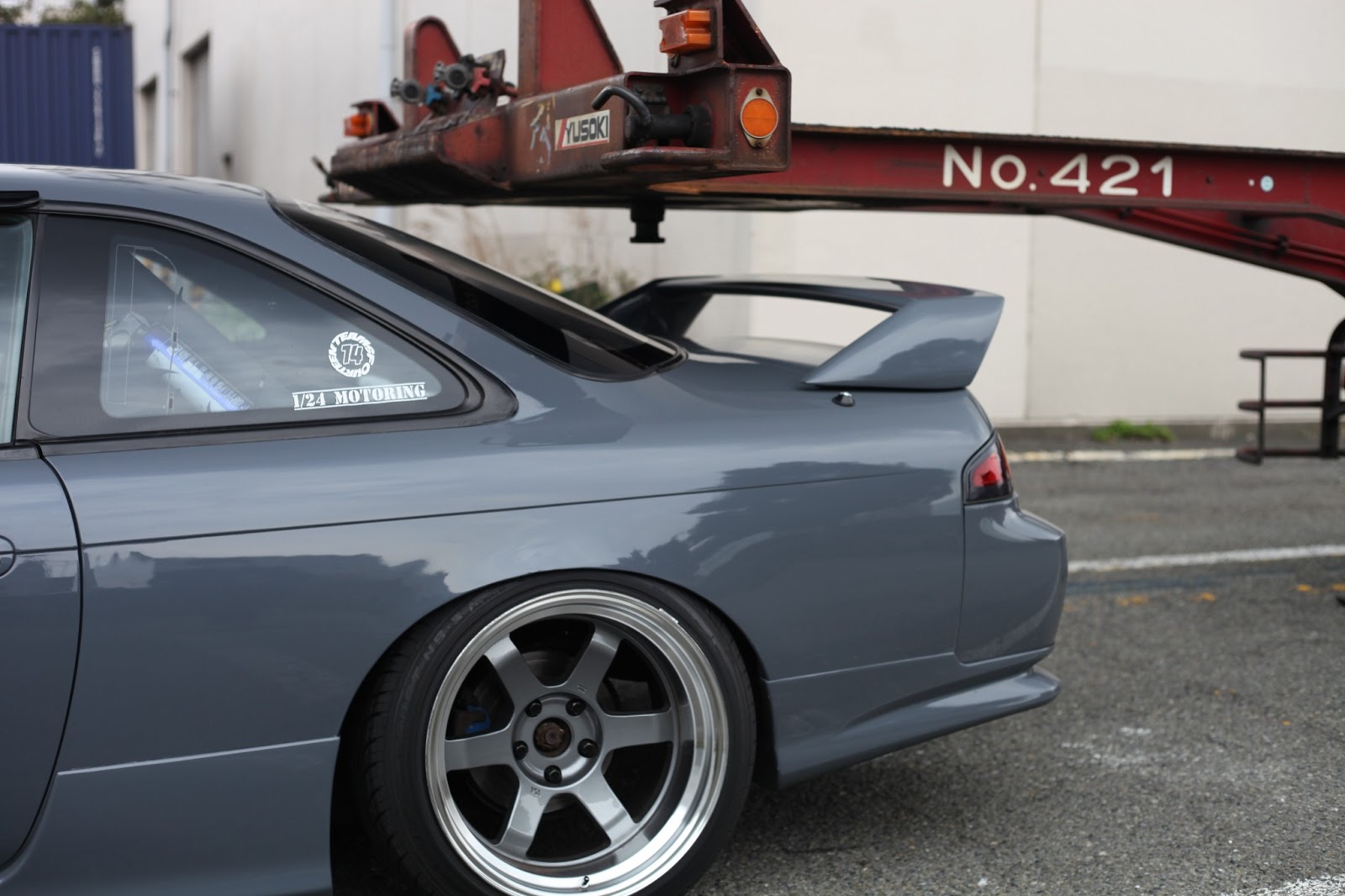 JDM Kouki style rear spoiler for Nissan S14 Silvia